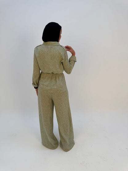 Olive Linen Grace