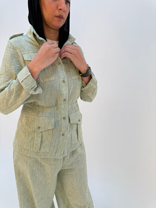 Olive Linen Grace