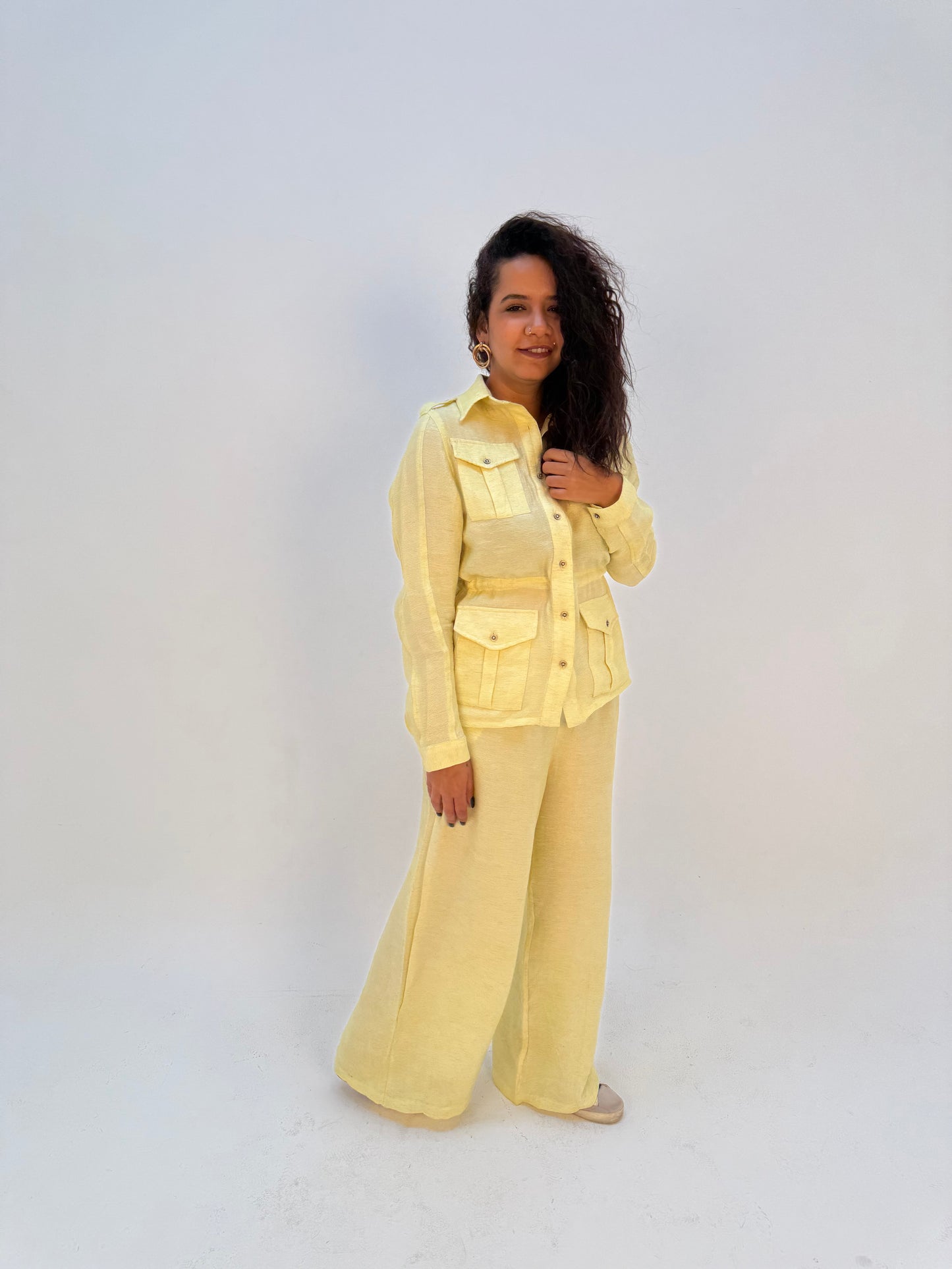 Buttery Yellow Linen Grace