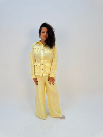Buttery Yellow Linen Grace
