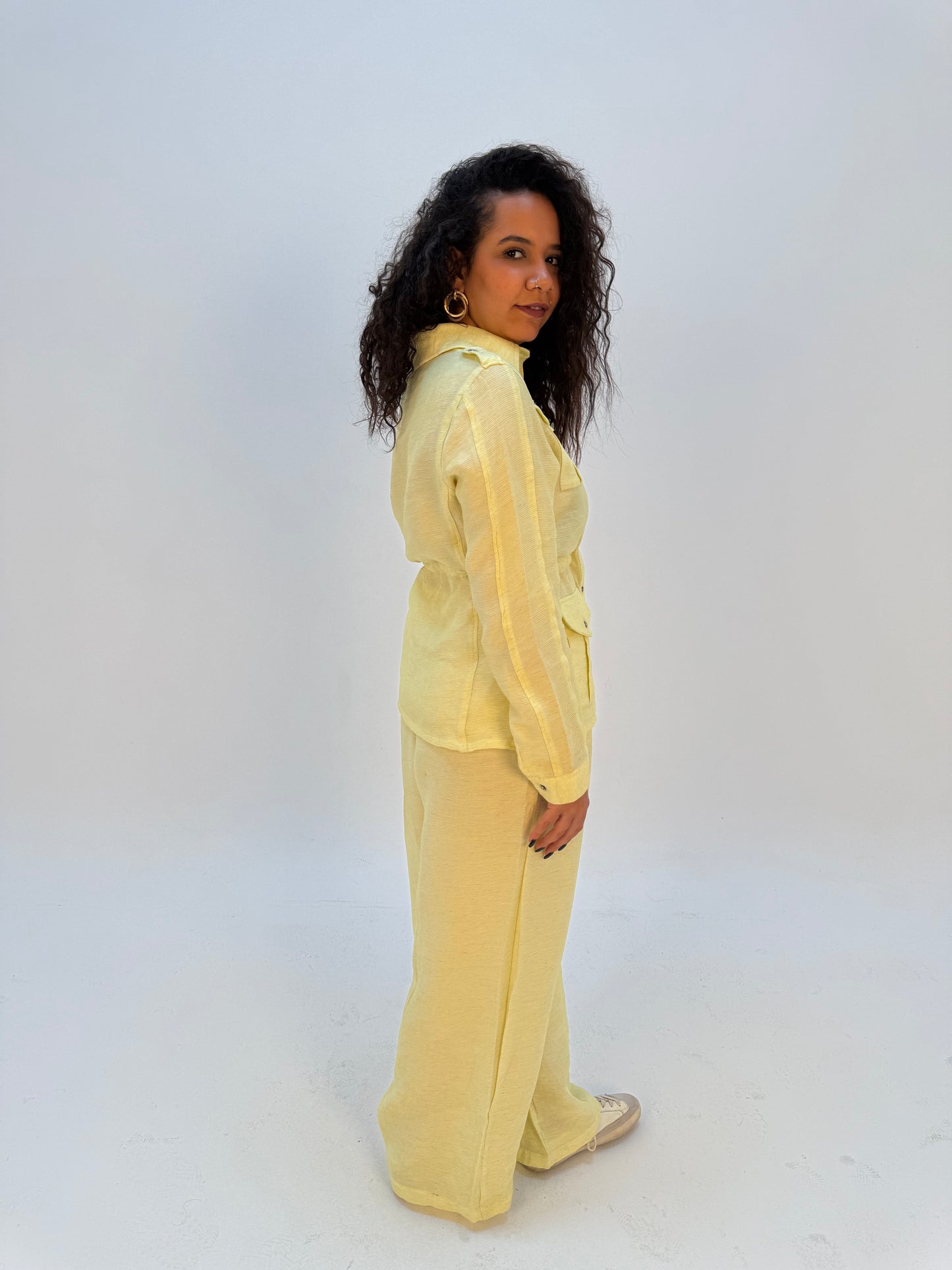 Buttery Yellow Linen Grace