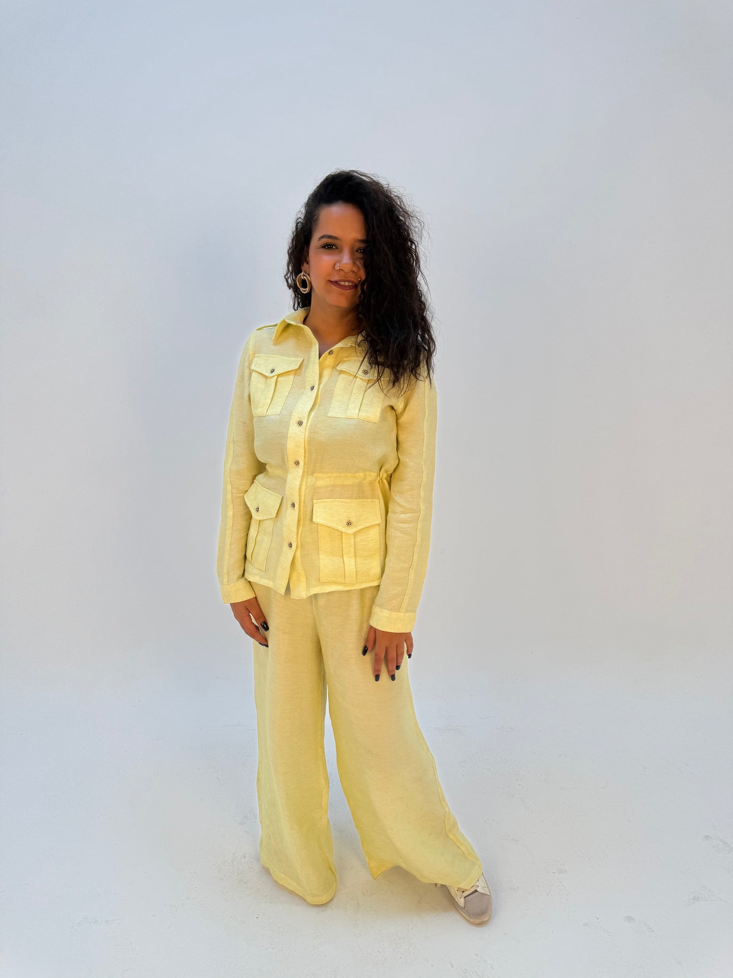 Buttery Yellow Linen Grace